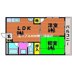 アミティー山崎の物件間取画像